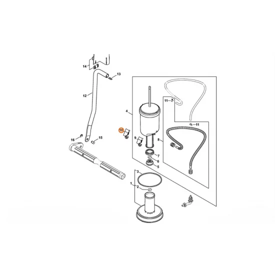 STIHL  Zawór bezpieczeństwa 4255 510 0903